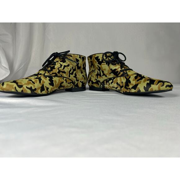 LOGO Camo Ankle Bootie Adrienne Green Womens 7 Fishermancore  new - Picture 4 of 9